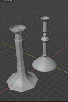 Candlestick 3D Printer Model