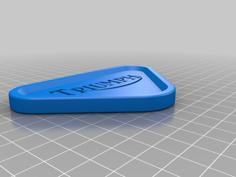 Triumph Motorcycle Support Plate 3D Printer Model