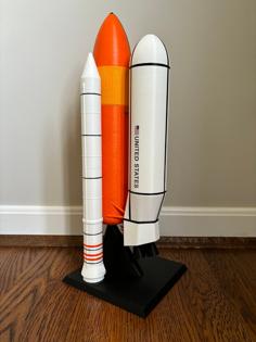 Shuttle-Derived Heavy Lift Launch Vehicle 3D Printer Model