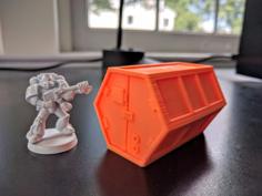 Small Shipping Container (wargaming Widget) 3D Printer Model