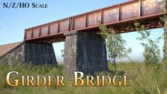 Girder Bridge – Model Railway (N/HO/Z Scale) 3D Printer Model