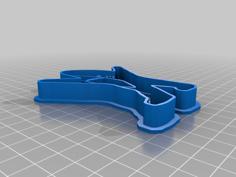 Left Shark Cookie Cutter 3D Printer Model