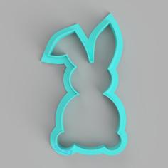 Easter Bunny Cookie Cutter 3D Printer Model