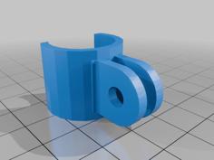 Flashlight GoPro Mount 3D Printer Model