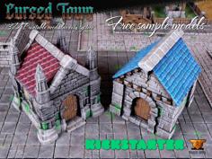 Cursed Town – Small Houses – Free Sample 3D Printer Model