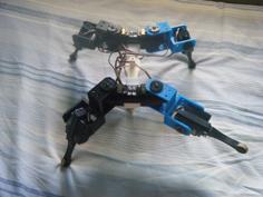 AT-AS Quadruped (or Hexapod) Robot 3D Printer Model