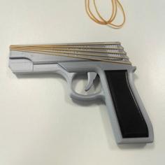 Rubber Band Gun Remix² 5 Shots 3D Printer Model