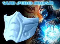 Sub Zero Mask – Full Size. Mortal Kombat 3D Printer Model