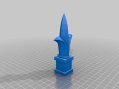 Finial 3D Printer Model