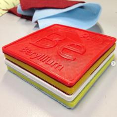 Periodic Table Coasters V2: Customizable! 3D Printer Model