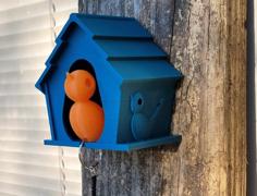 Birdhouse Keychain Holder 3D Printer Model