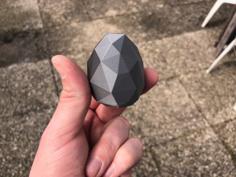 Low Poly Egg 3D Printer Model