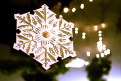 Snowflake Ornament 3D Printer Model