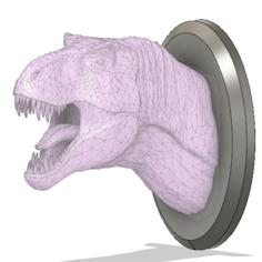 Tyrannosaurus Rex Bust 3D Printer Model