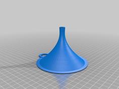 Funnel With Airtube For Faster Fillin 3D Printer Model