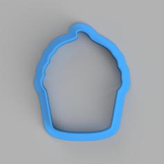 Cupcake Cookie Cutter 3D Printer Model