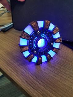 Iron Man Arc Reactor USB-Powered 3D Printer Model