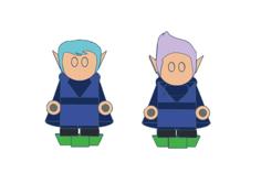 Flatminis Continued – Gnome Robes 3D Printer Model