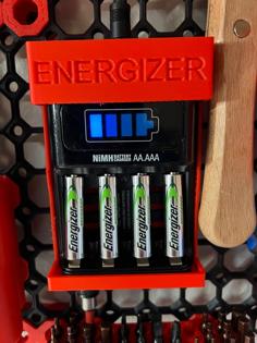 Multiboard Energizer Battery Charger Holder 3D Printer Model