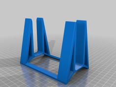 Vertical Laptop Holder V2 Heavy Duty – Self Adjusting 3D Printer Model