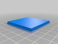 Square & Rectangle Wargaming Miniatures Base Collection 3D Printer Model