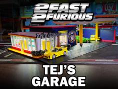 2 Fast 2 Furious Tej’s Garage (For Hot Wheels & 1/64 Scale Cars) 3D Printer Model