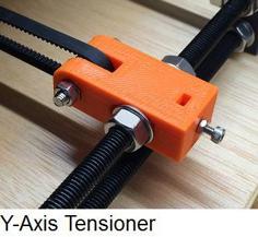 Y-Axis Tensioner 3D Printer Model