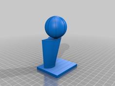 NBA Trophy Pen Holder 3D Printer Model