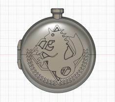 Full Metal Alchemist Pocket Watch 3D Printer Model