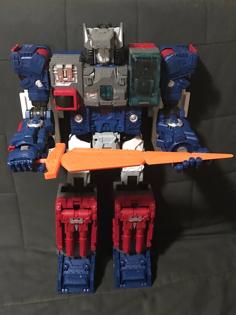 Transformers Titans Return Titan Class Fortress Maximus Sword 3D Printer Model