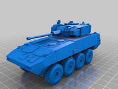 Vehicle Dragon/Piranha V 8×8 3D Printer Model