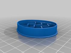 EASTER EGG COOKIE CUTTER OSTEREI AUSSTECHFORM Eastern 3D Printer Model