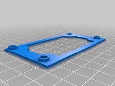 Falcon F8 Distro Board Plate 3D Printer Model