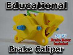 Educational Brake Caliper 3D Printer Model