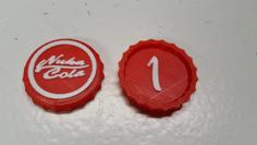 Fallout Board Game Caps 3D Printer Model