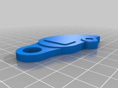 Teardrop Trailer Keychain 3D Printer Model