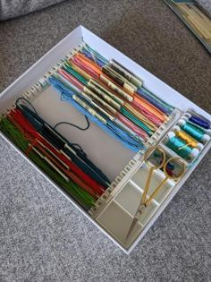 Customizable Stitch Bow Organizer Insert 3D Printer Model