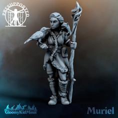 Muriel, Druid Of The Plains 3D Printer Model