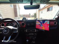 Jeep JL IPad Mount 3D Printer Model