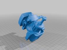 Thunder Tiger 40 Heli Engine 3D Printer Model