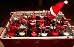 Beer Bottle Advent Calendar 3D Printer Model