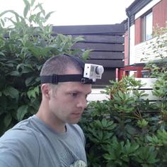 GoPro Head Strap Mount 3D Printer Model