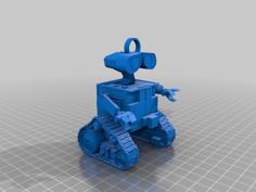 Wall-E Keychain 3D Printer Model