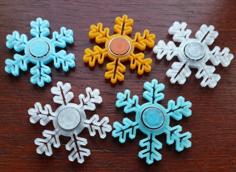 Snowflake Spinner 3D Printer Model