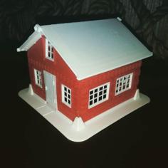 The Led Tealight House 3D Printer Model