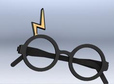 Harry Potter Folding Glasses 3D Printer Model