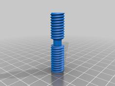 Trident Gate Latch Adjustment Screw 3D Printer Model