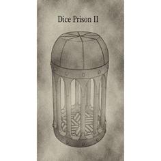 D&D Dice Prison II Or Jail With Lid For Dungeons & Dragons, Pathfinder Or Other Tabletop Games 3D Printer Model