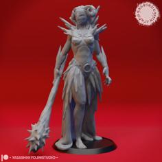 Auril – Second Form – Tabletop Miniature 3D Printer Model