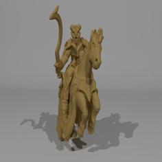 Demonic Horsemen Miniature / Hellequin 3D Printer Model